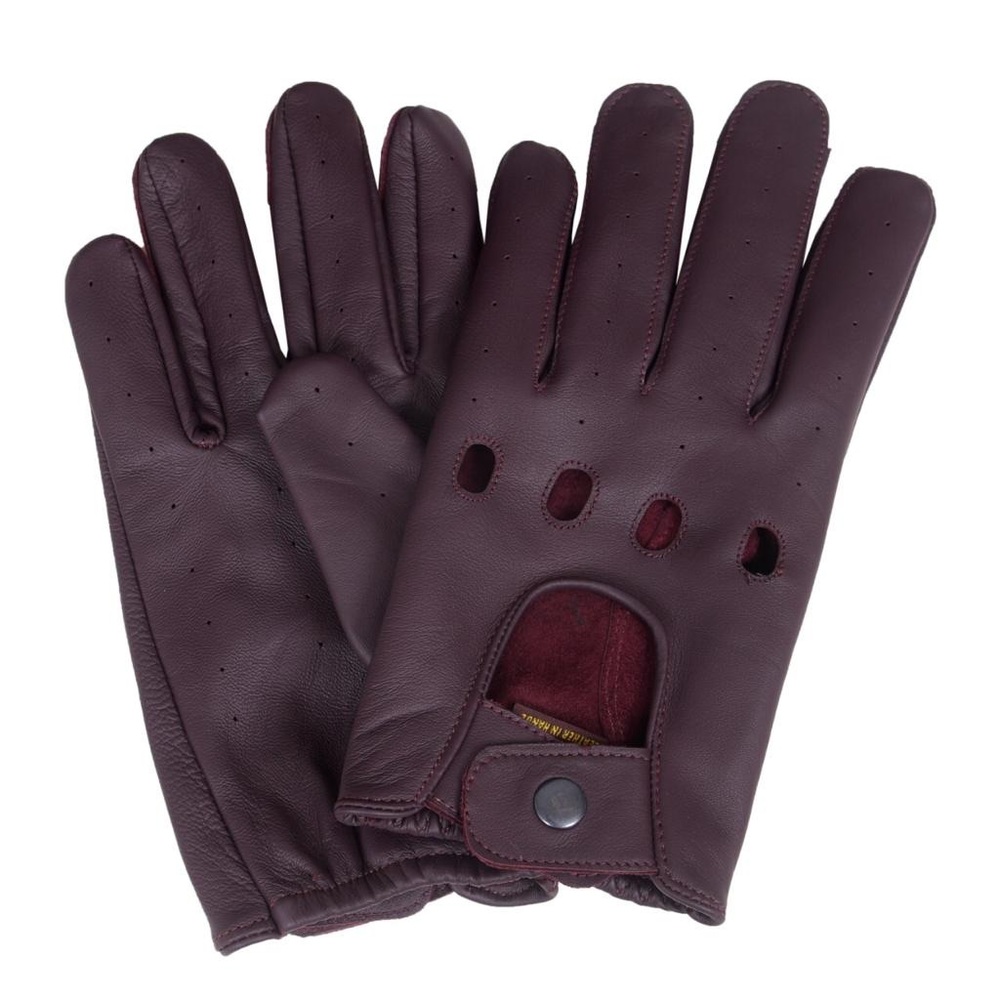 Men leather driving gloves
